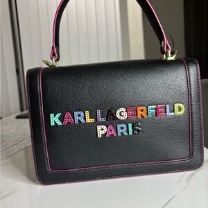 Karl Lagerfeld Paris Black Handbag
